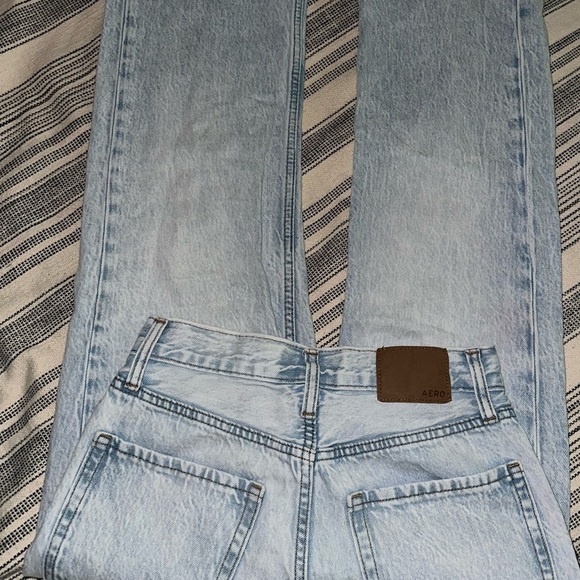 Aeropostale High Rise Baggy Light Blue Size 000 - Picture 5 of 7